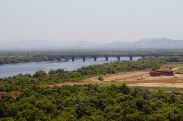 Fototapeta na wymiar panoramic view of the river