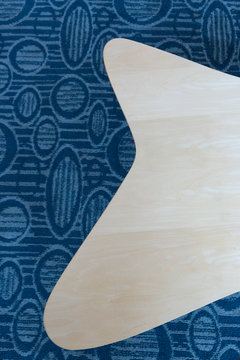 Mid Century design. Rug and table