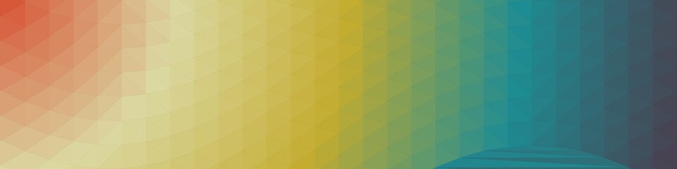 Rainbow Color Abstract trianglify Generative Art background illustration