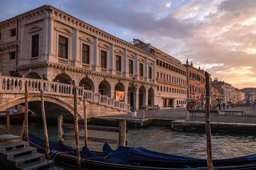 Naklejka premium grand canal in venice italy