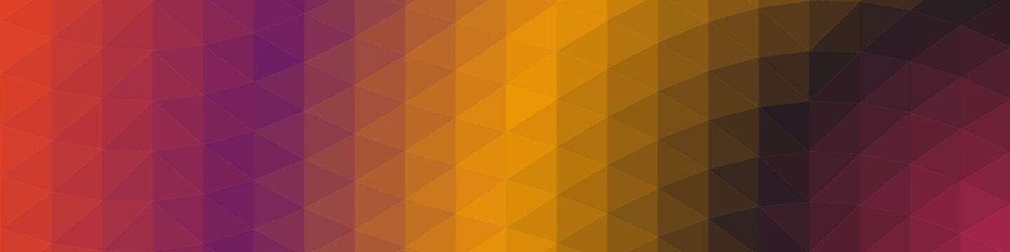 Rainbow Color Abstract trianglify Generative Art background illustration