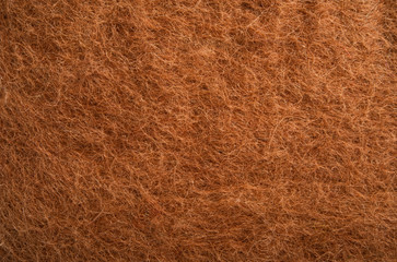 brown felt wool background