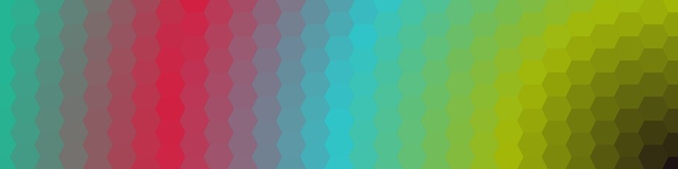 Rainbow Color Abstract trianglify Generative Art background illustration