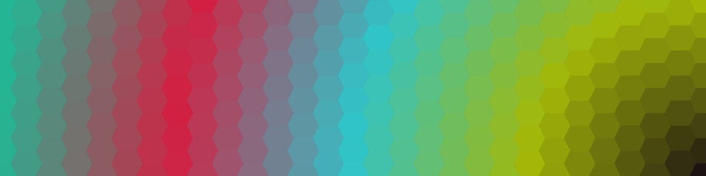 Rainbow Color Abstract trianglify Generative Art background illustration