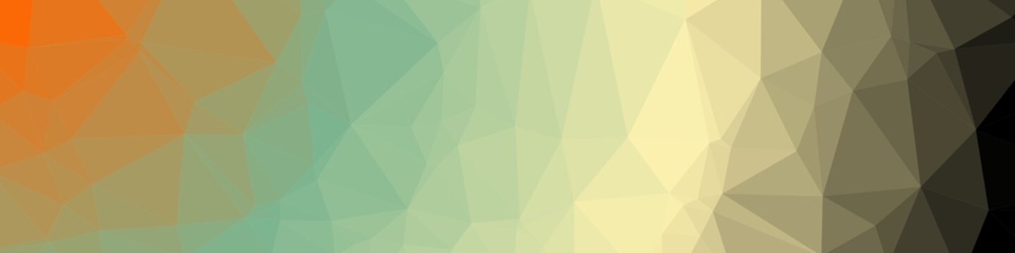 Rainbow Color Abstract trianglify Generative Art background illustration