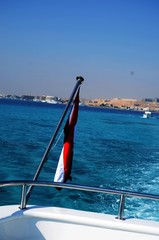 Obraz premium Croisière en Mer Rouge au large de Hurghada (Égypte)