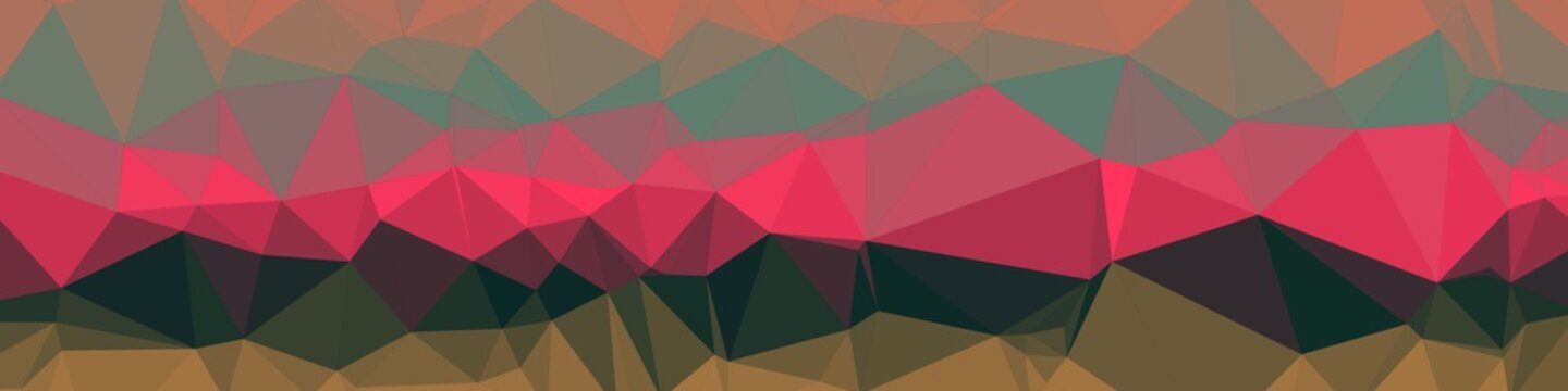 Rainbow Color Abstract trianglify Generative Art background illustration