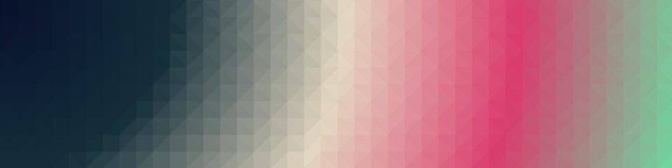 Rainbow Color Abstract trianglify Generative Art background illustration