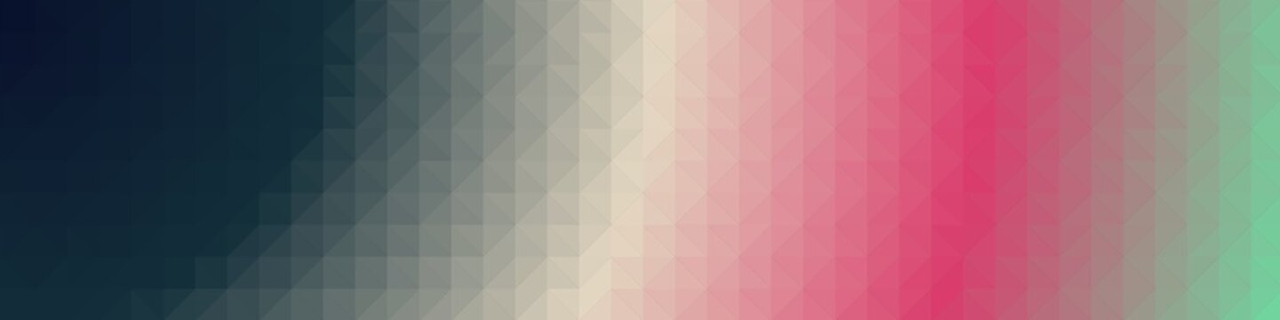 Rainbow Color Abstract trianglify Generative Art background illustration