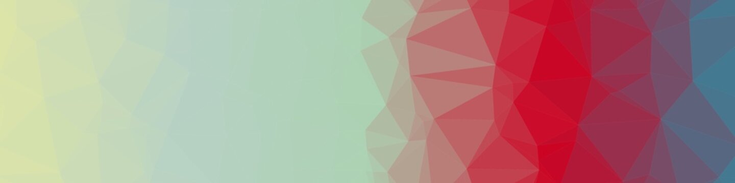 Rainbow Color Abstract trianglify Generative Art background illustration