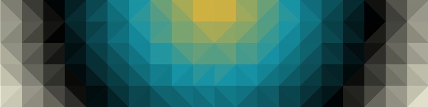 Rainbow Color Abstract trianglify Generative Art background illustration