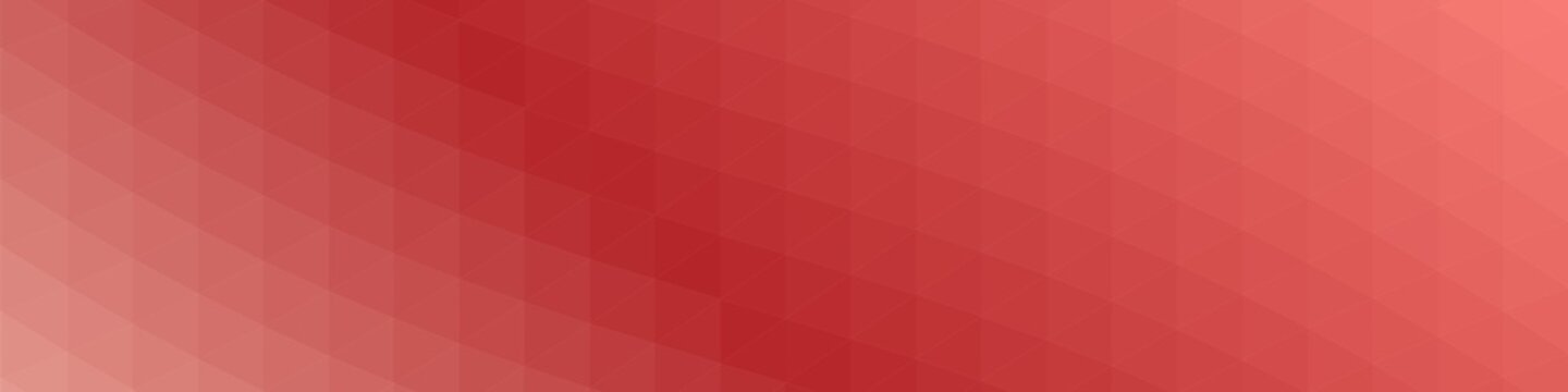Red Color Abstract trianglify Generative Art background illustration