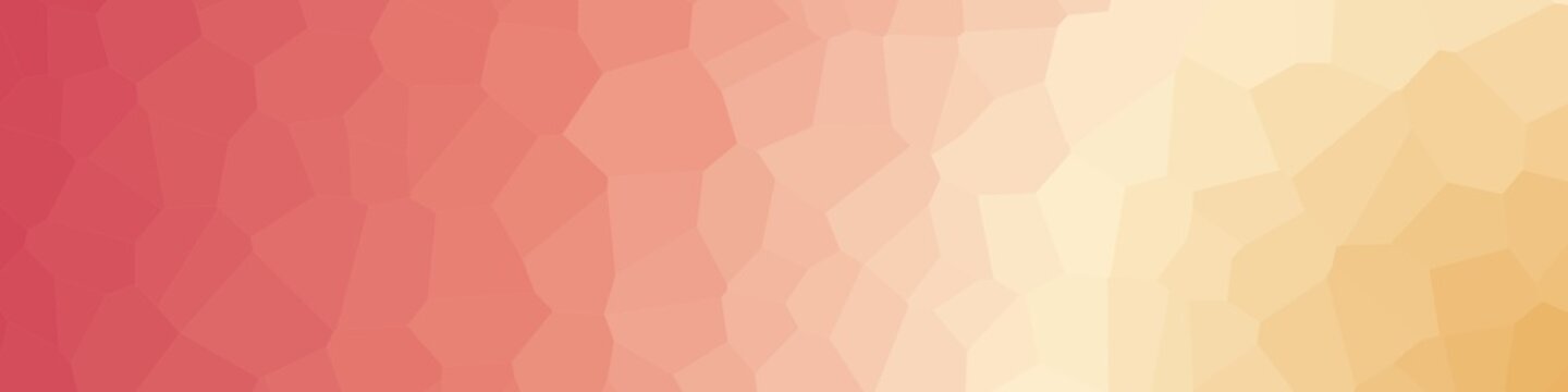 Red Color Abstract trianglify Generative Art background illustration