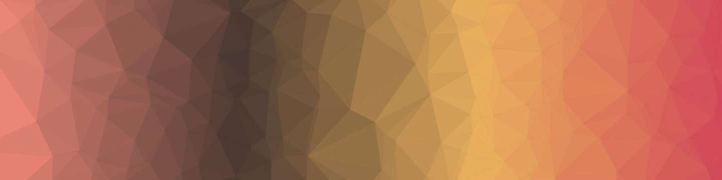 Sunset Color Abstract trianglify Generative Art background illustration