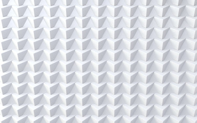 White abstract background.3d illustration.Abstract design Polygonal and geometric shape blank structure.