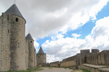 Cite de Carcassonne, France.