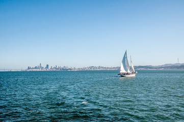 Vue générale de la baie de San Francisco