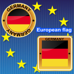 Germany european flag.