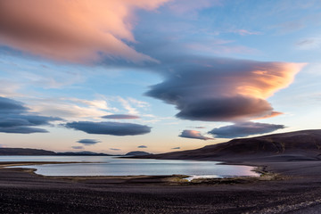 Kolorowe chmury, Islandia