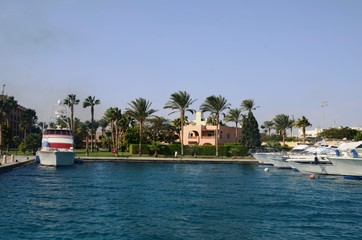 Marina de l’hôtel Intercontinental ( Hurghada -Égypte)