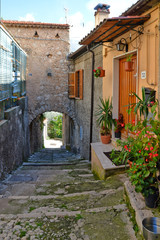 Castrocielo, Italy, 11/11/2017. A day of vacation in a small mountain village