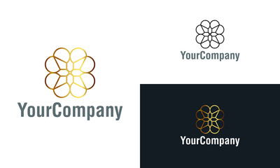 Creative ornament logo design template. Universal ornament vector logo. Creative vector emblem, for icon or design concept.