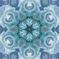 cristal symmetry abstract design pattern. graphic art.