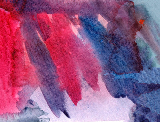 abstract hand drawn watercolor background, raster illustration