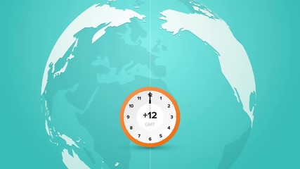 illustration of clock on a background - Powered by Adobe