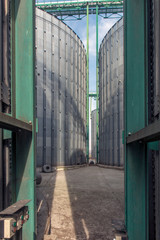 Fototapeta premium Granary specially equipped place for long-term storage of grain