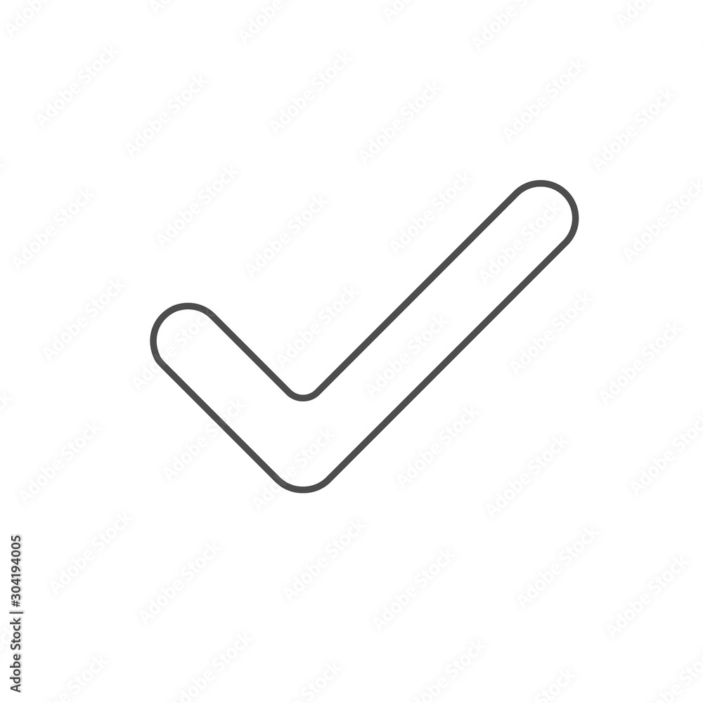 Poster checkmark and or confirm and icon button flat for apps and websites symbol, icon checkmark choice
