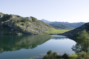 lake in the mountains