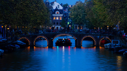 An Amsterdam Canal Landscape
