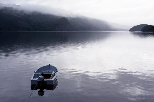 Unknown, Norway: One of the many lakes on a rain-day somewhere in Norway.