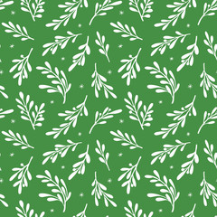Vector seamless pattern this abstract branches for fabric, wallpaper, wrapping paper and another concepts