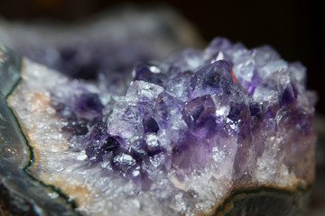 geologic amethyst druse