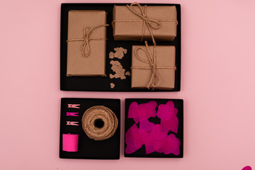 Gift wrapping season on holidays