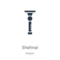 Shehnai icon vector. Trendy flat shehnai icon from religion collection isolated on white background. Vector illustration can be used for web and mobile graphic design, logo, eps10