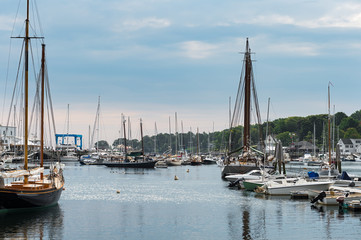 Wooden Boats in Camden Harbor