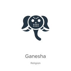 Ganesha icon vector. Trendy flat ganesha icon from religion collection isolated on white background. Vector illustration can be used for web and mobile graphic design, logo, eps10