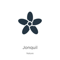 Jonquil icon vector. Trendy flat jonquil icon from nature collection isolated on white background. Vector illustration can be used for web and mobile graphic design, logo, eps10