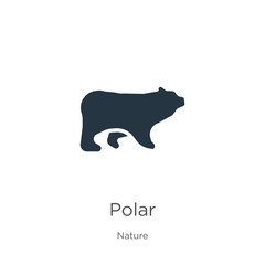 Polar icon vector. Trendy flat polar icon from nature collection isolated on white background. Vector illustration can be used for web and mobile graphic design, logo, eps10