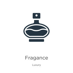 Fragance icon vector. Trendy flat fragance icon from luxury collection isolated on white background. Vector illustration can be used for web and mobile graphic design, logo, eps10