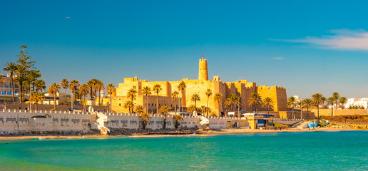 Monastir in Tunisia is an ancient city and popular tourist destination on the Mediterranean Sea. - 304203892