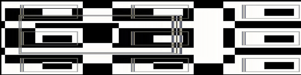 Digital art, panoramic abstract 3D objects, Germany