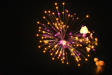 Firework Pink And Orange