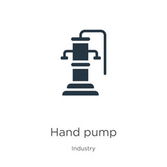 Hand pump icon vector. Trendy flat hand pump icon from industry collection isolated on white background. Vector illustration can be used for web and mobile graphic design, logo, eps10
