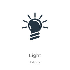 Light icon vector. Trendy flat light icon from industry collection isolated on white background. Vector illustration can be used for web and mobile graphic design, logo, eps10