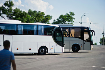 Regional bus, for transportation of people between cities and villages