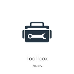 Tool box icon vector. Trendy flat tool box icon from industry collection isolated on white background. Vector illustration can be used for web and mobile graphic design, logo, eps10